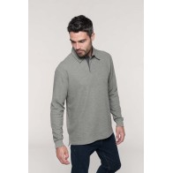 French rib polo côtelé manches longues Kariban K221