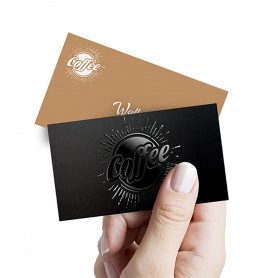 Cartes de Visite 85x54 mm Finitions Vernis 3D à Personnaliser