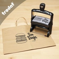 Tampon Encreur personnalisé Spécial Sacs En Papier Kraft très Grand format Trodat 5212