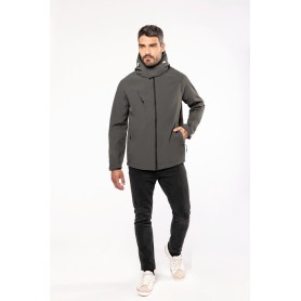 Veste softshell à capuche amovible homme Kariban K413