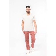 T-shirt coton bio col V homme K376 PRODUITS ARRÊTÉ