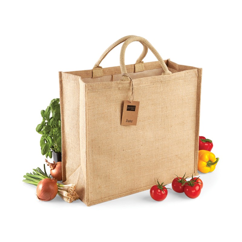 Sac de courses en toile de jute 29 litres 45 x 39 x 21cm WM408