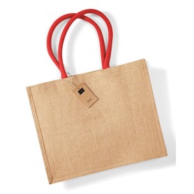 Sac de courses classique en toile de jute wm407