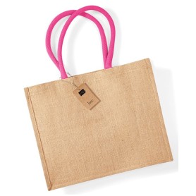 Sac de courses classique en toile de jute wm407