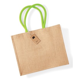 Sac de courses classique en toile de jute wm407