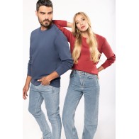 Sweat-shirt écoresponsable à col rond 30 couleurs disponibles en 9 tailles K4025