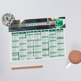 Calendrier carton 0,5 mm