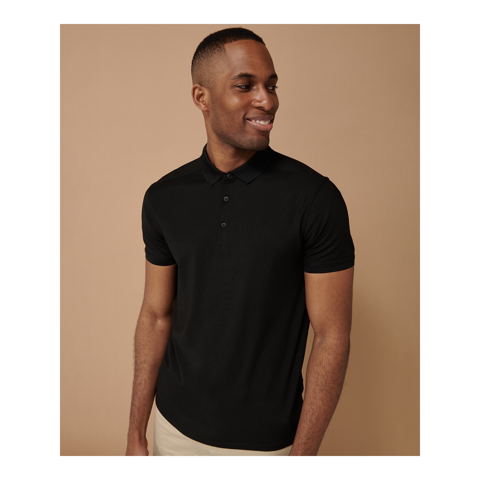 Polo Stretch Homme tissu mèche HB460