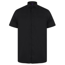 Chemise stretch à manches courtes pour hommes HB537