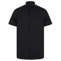 Chemise stretch à manches courtes pour hommes HB537