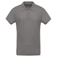 Polo piqué BIO manches courtes Homme KB209 Storm Grey