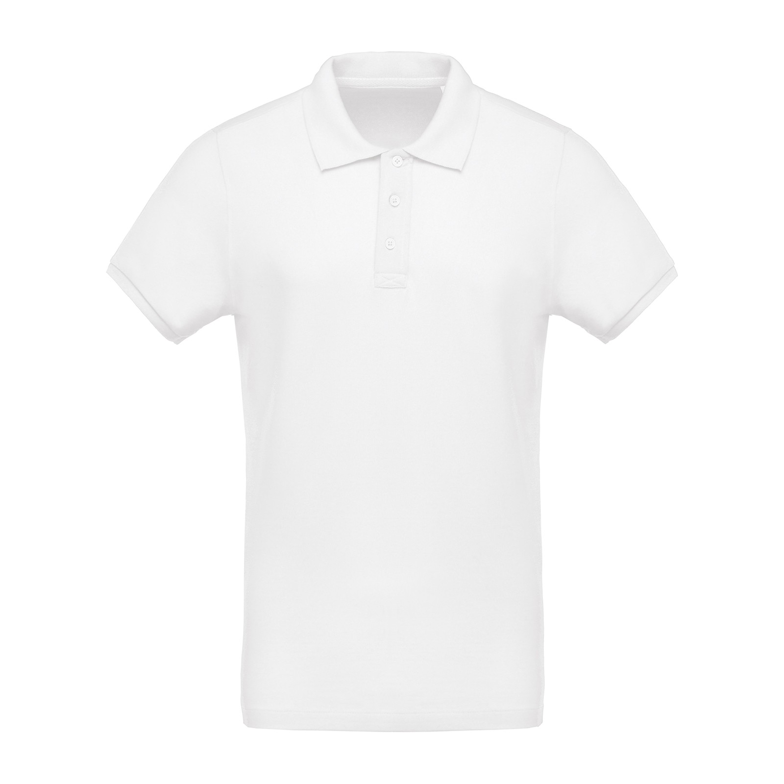 Polo piqué BIO manches courtes Homme KB209 Blanc