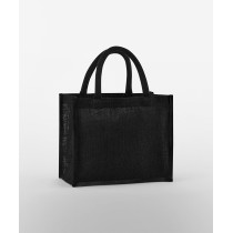 Tote Bag mini en jute amidonné naturel Westford® Wild WM473