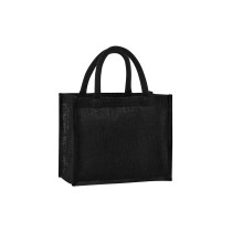 Tote Bag mini en jute amidonné naturel Westford® Wild WM473