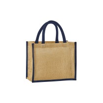 Tote Bag mini en jute amidonné naturel Westford® Wild WM473