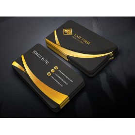 Cartes de Visite Finitions Pelliculage Mat - Tirages Exprèss 24-48h