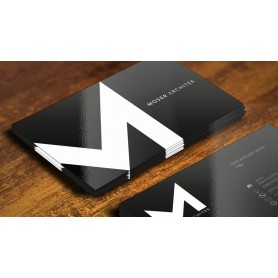Cartes de Visite Finitions Pelliculage Mat - Tirages Exprèss 24-48h