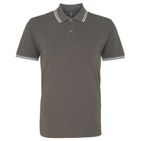 Polo passepoilé coupe classique homme col contrasté Asquith & Fox AQ011