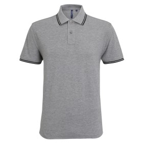 Polo passepoilé coupe classique homme col contrasté Asquith & Fox AQ011