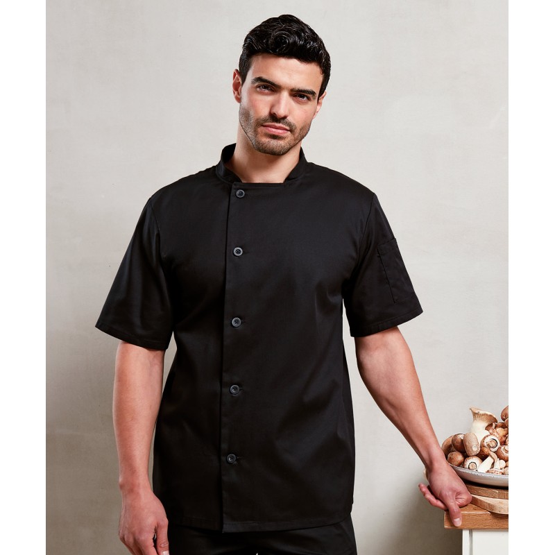 Veste de cuisine à manches courtes Essential Premier PR900