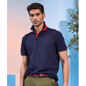 Polo contrasté coupe classique homme Asquith & Fox AQ012