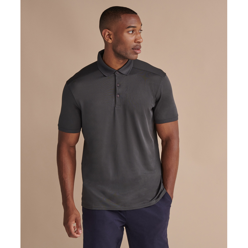 Mens Stretch Polo Shirt + Wick Finish-HENBURY HY460 HB460