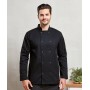 Veste de cuisinier à Manches Longues à boutons - pression-PREMIER