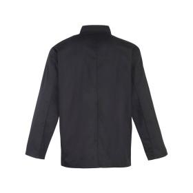Veste de cuisinier à Manches Longues à boutons - pression-PREMIER PR665