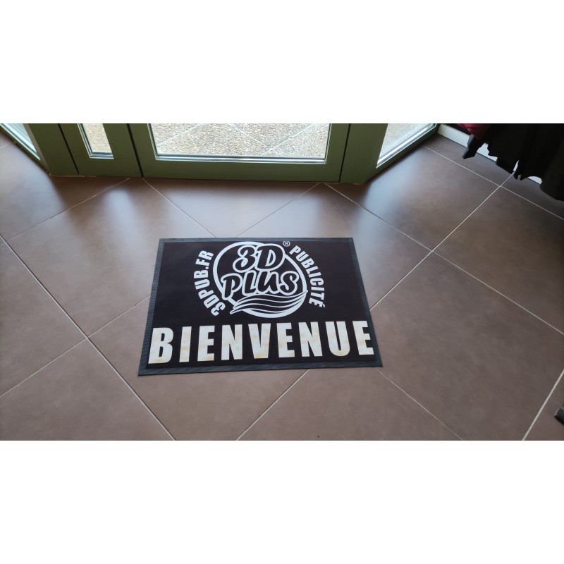 Tapis d'accueil personnalisé