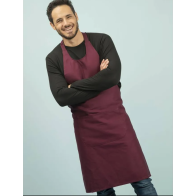 Tablier à bavette coton avec poche BALTHAZAR - NEWGEN 132_newtb201