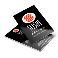 Cartes de Visite Standard Support 350g/m² 85x54mm à personnaliser