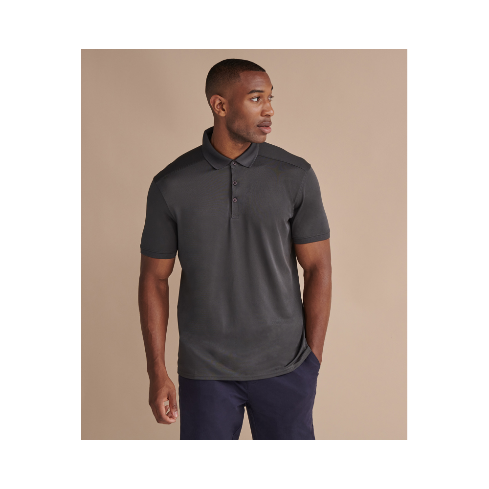 Mens Stretch Polo Shirt + Wick Finish-HENBURY HY460 HB460
