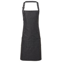 Tablier 'bavette' en denim-PREMIER