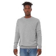 Sweat unisexe col rond manches set-in intérieur micro polaire BE045